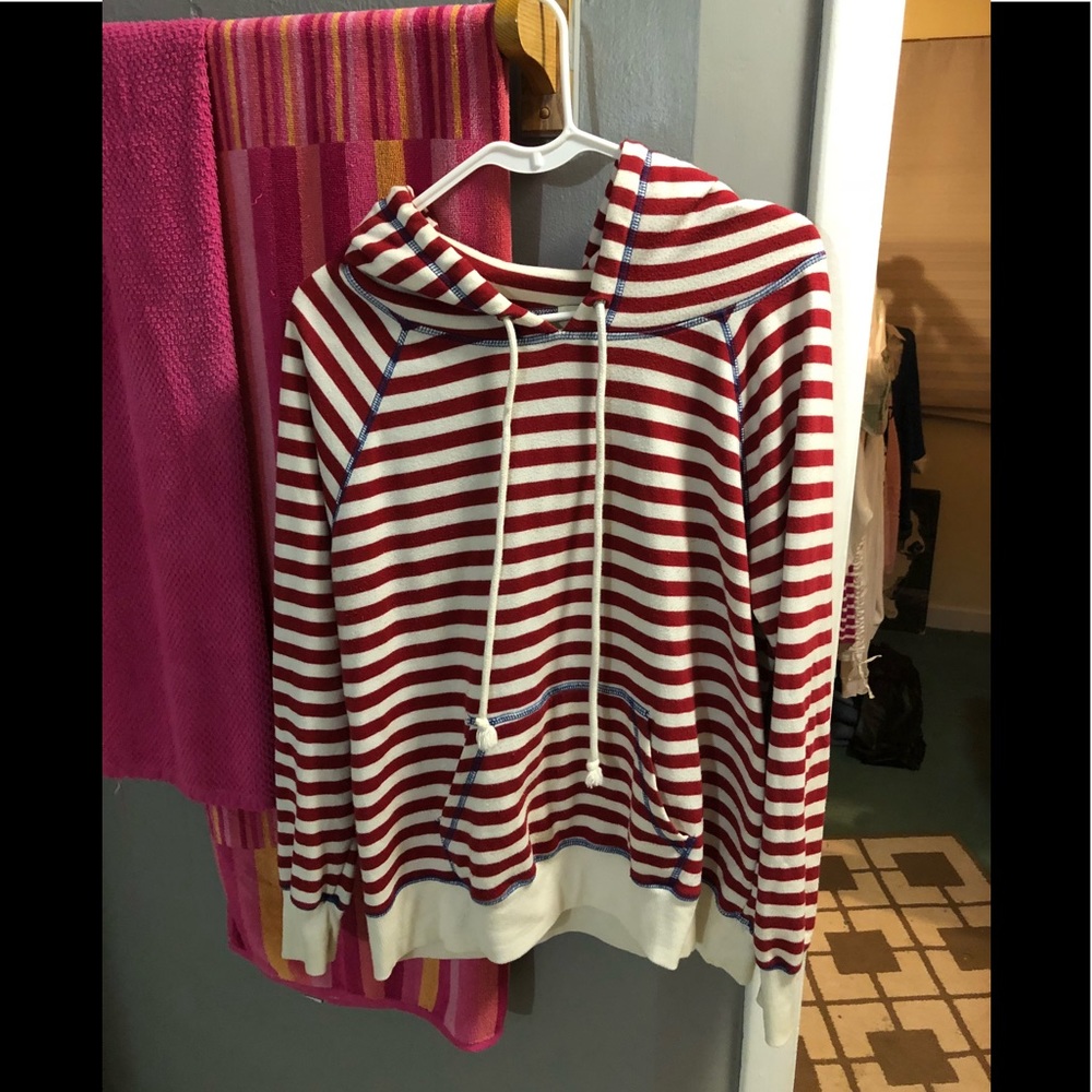 Striped hoodie